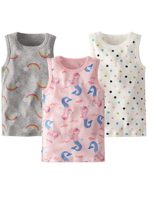 Toddler Kids Girls Set of 3 Tank Tops SET 6